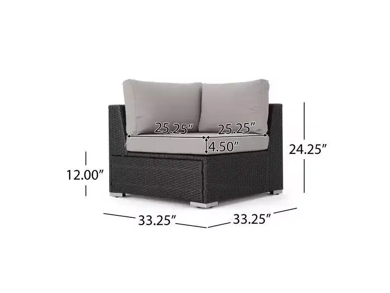 Santa Rosa 11pc Wicker Seating Set - Christopher Knight Home