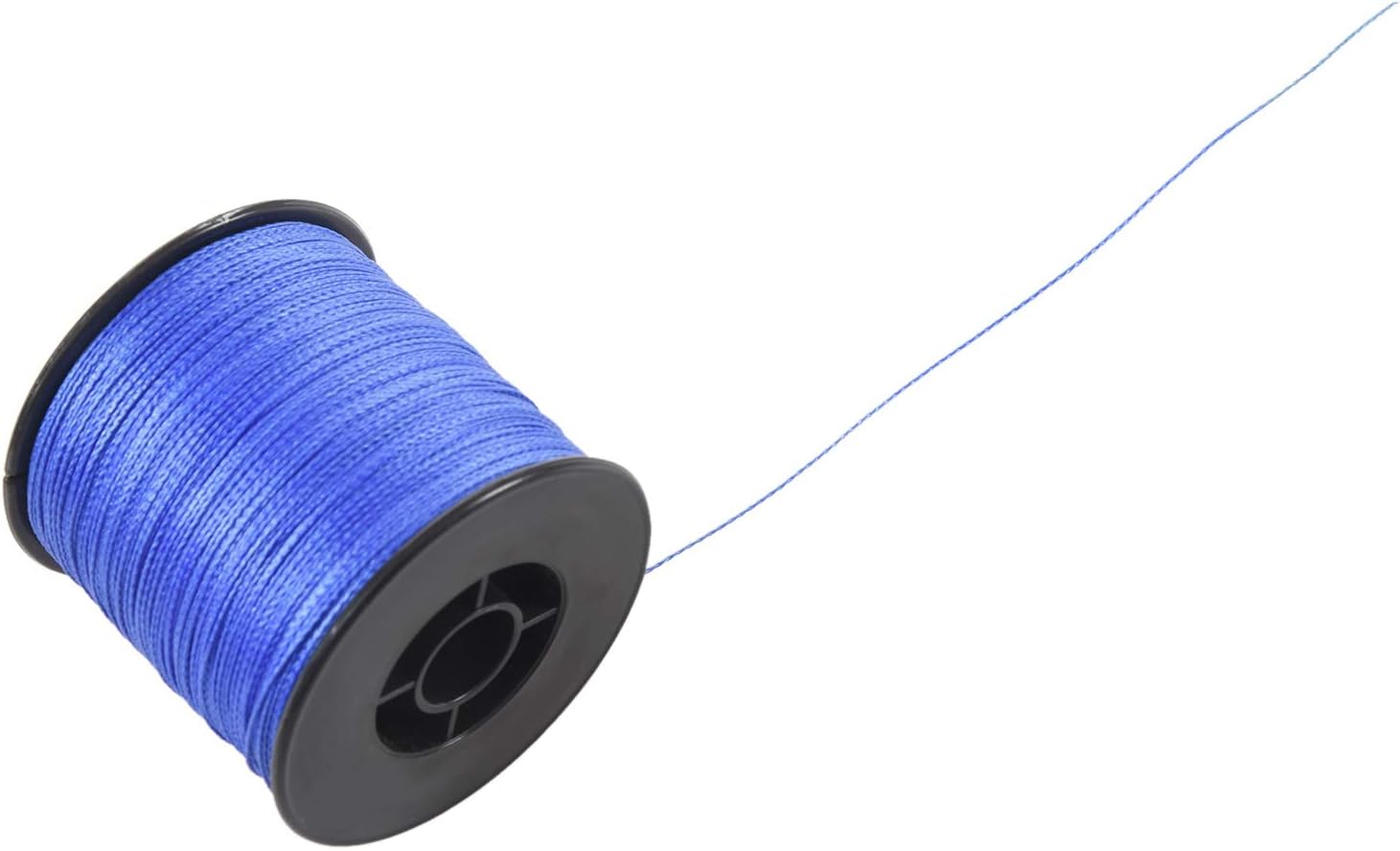 500 m Angelschnur, geflochten, sehr stark, 0,5 mm, PE, 4 Stränge, Farbe: Blau