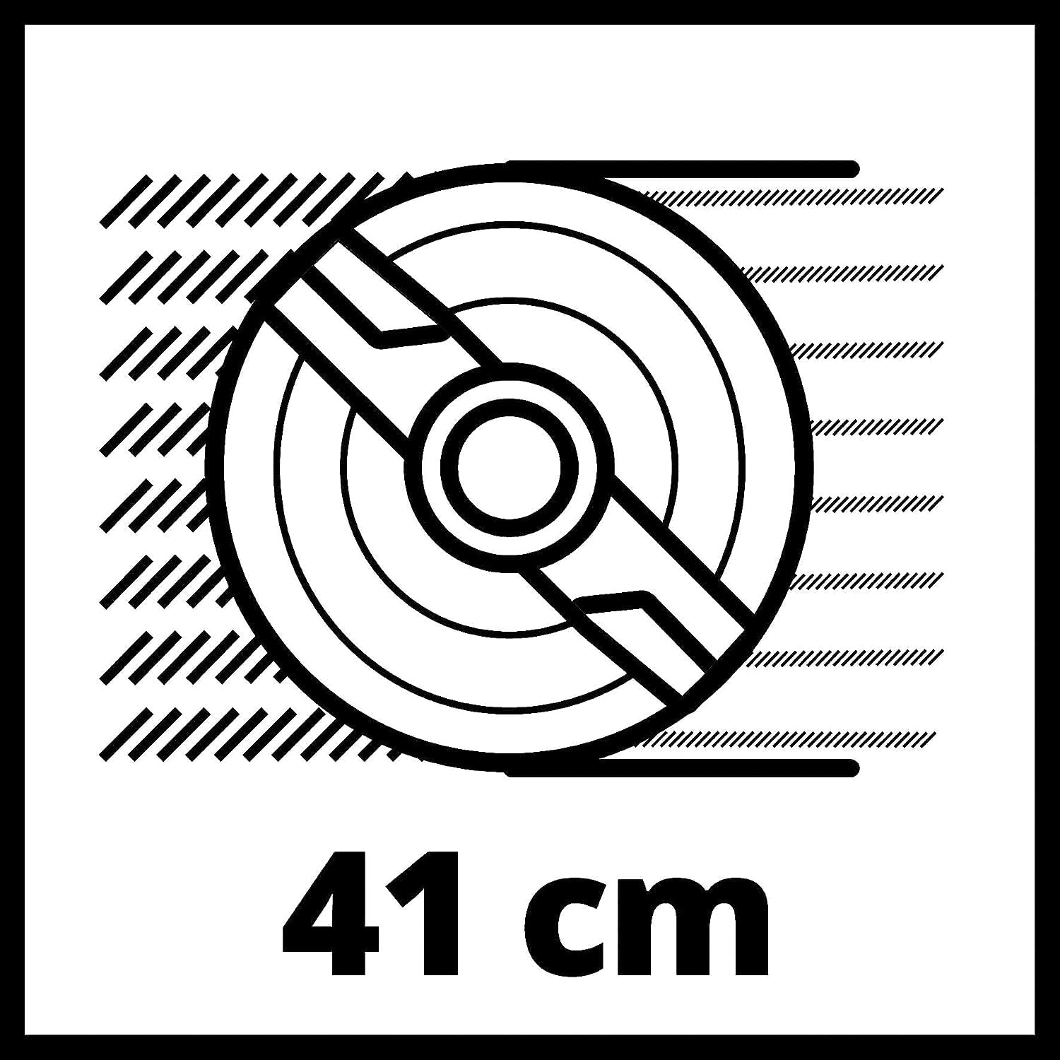 Einhell Akku-Rasenmher GE-CM 36/37 Li-Solo Power X-Change (36 V, 37 cm Schnittbreite, bis 400 m, 45L Grasfangkorb, 25-75 mm Schnitthhe, ohne Akku)