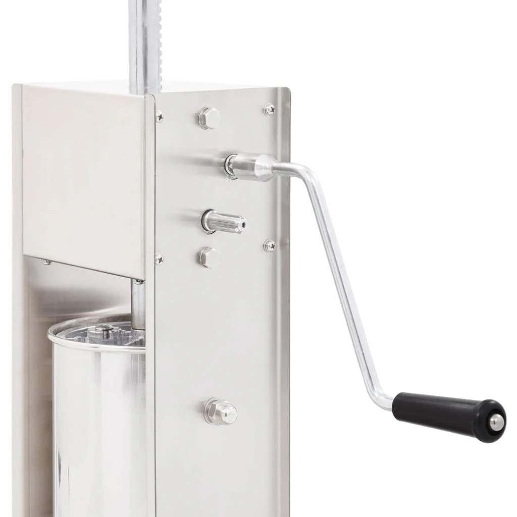 Insaccatrice Manuale Argento 3 L in Acciaio Inossidabile