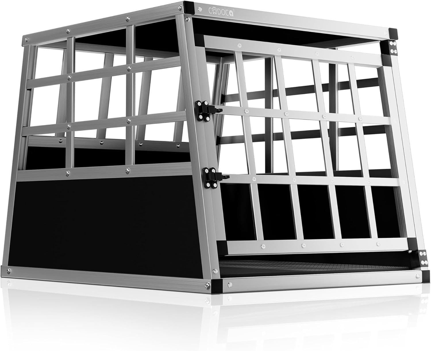 CADOCA® Dog Carrier XXL 97 x 90 x 70 cm Foldable Aluminium Waterproof Car Box