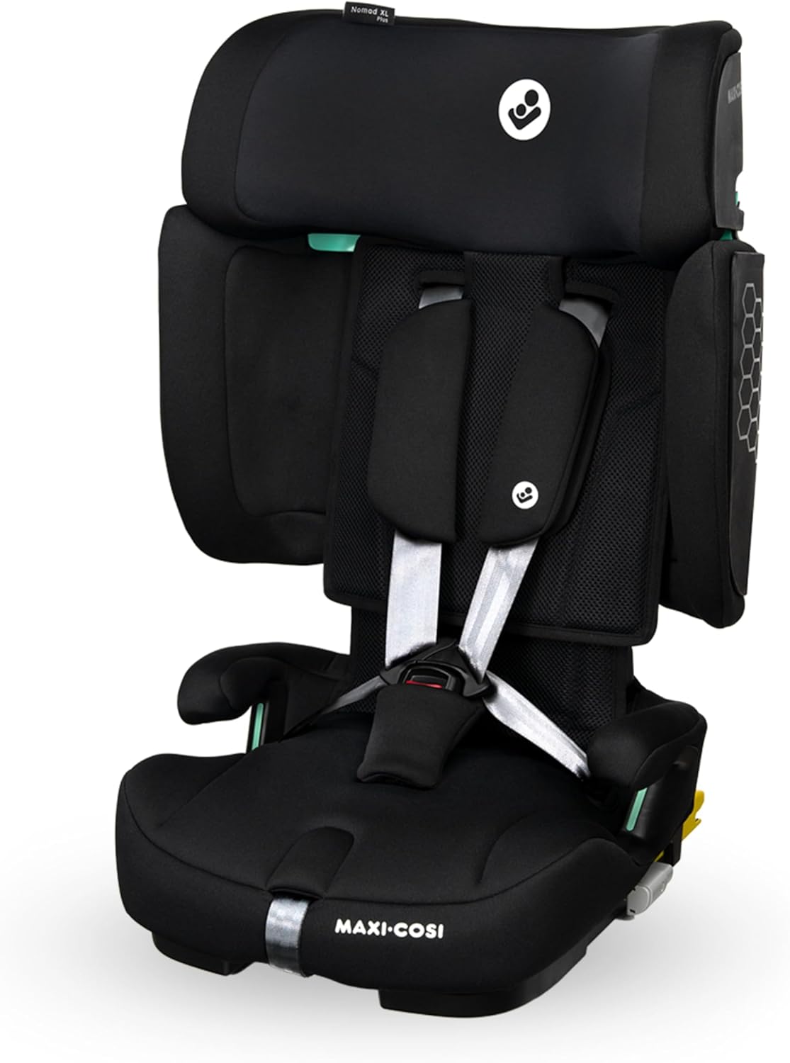 Maxi-Cosi Nomad XL Plus, Seggiolino Auto 9-36 kg Evolutivo, 15 Mesi-12 Anni, 76-150 cm, Seggiolino Auto Pieghevole, Ultracompatto e Leggero, Protezione Impatti Laterali G-CELL, Borsa, Authentic Black