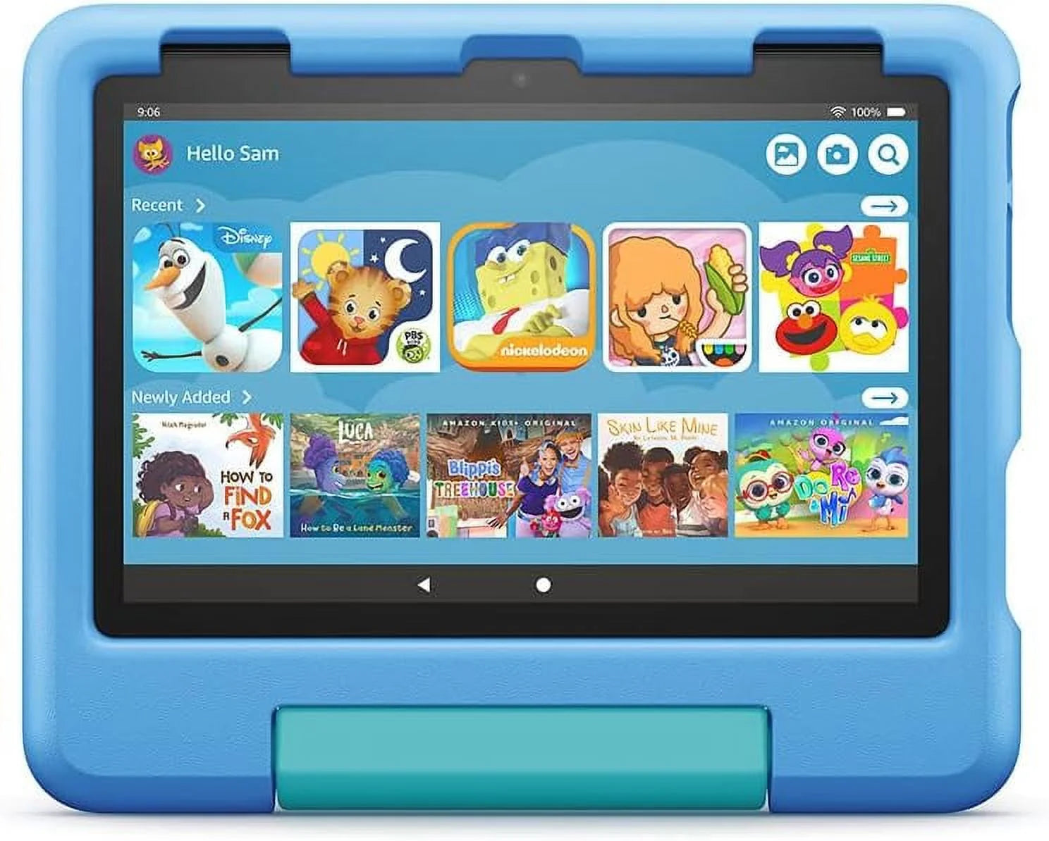 Amazon Kid Proof Case for Fire HD 8 tablet (Only compatible with 12th generation tablet, 2022 release), Blue