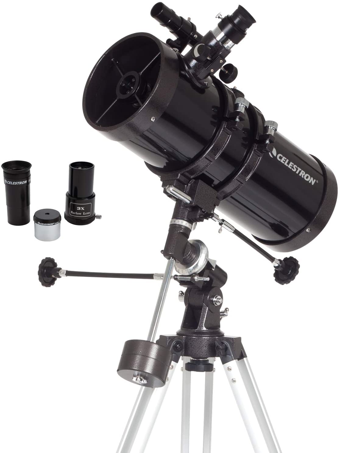 Celestron &ndash; PowerSeeker 127EQ Telescope &ndash;  Compact and Portable &ndash; Bonus Astronomy Software Package &ndash; 127mm Aperture