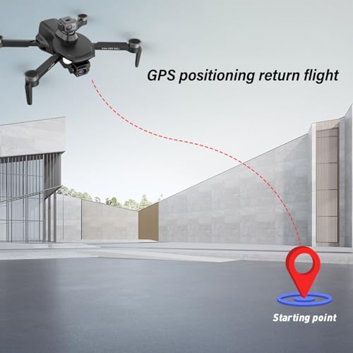 BuyWeek Drone con Telecamera, L500 Pro MAX Mini Drone a 360 Gradi RC Quadcopter Droni 4K HD Fotografia Aerea Quadricottero con Controllo Remoto : Giochi e giocattoli