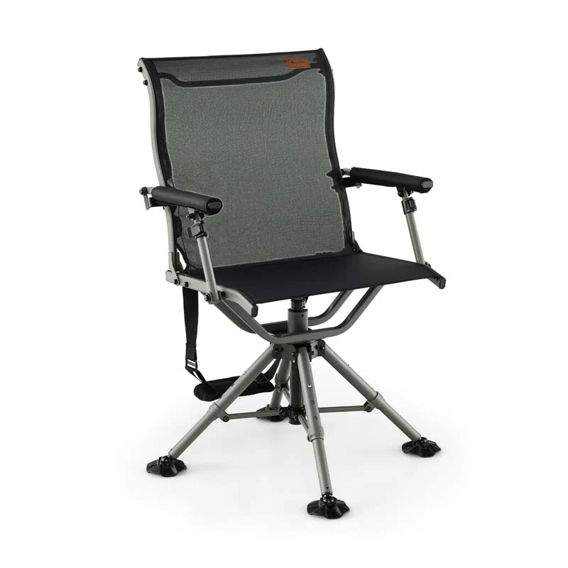 360 Degree Silent Swivel Blind Chair With 4 Adjustable Legs Portable Folding Hunting Chairs For Blinds Fishing Camping - Comfortable And Ergonomic Design