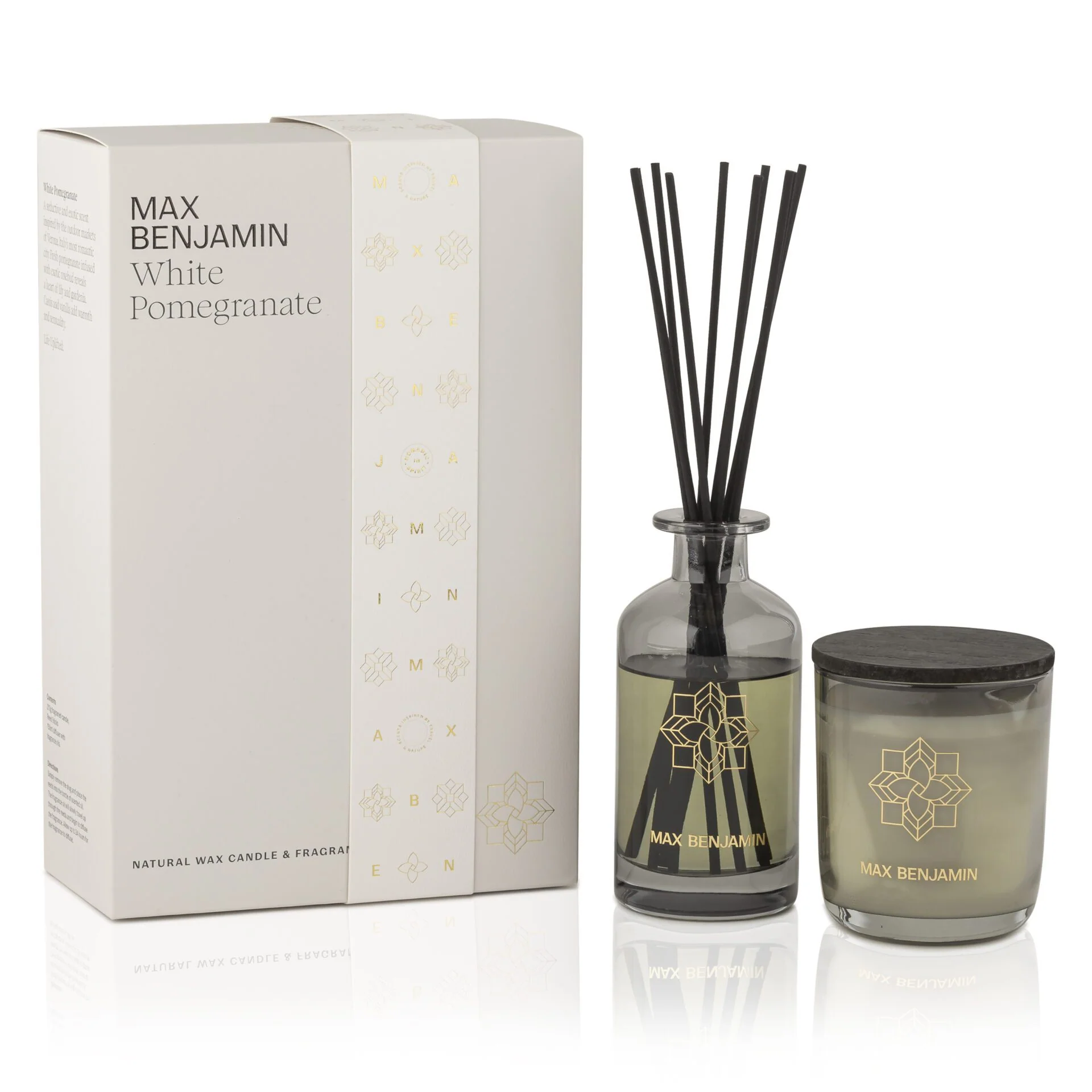 Max Benjamin White Pomegranate Set