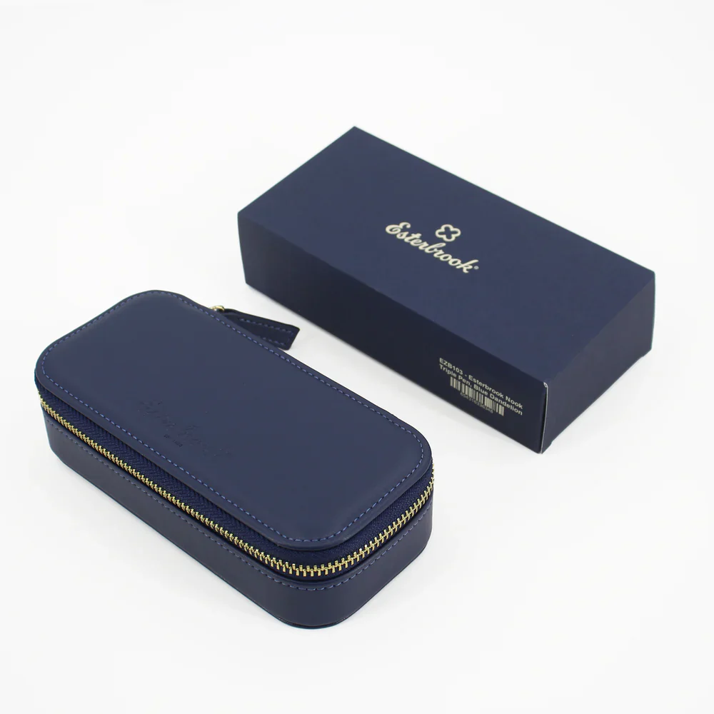 Esterbrook Pen Nook - Triple Pen Case - Blue Dandelion