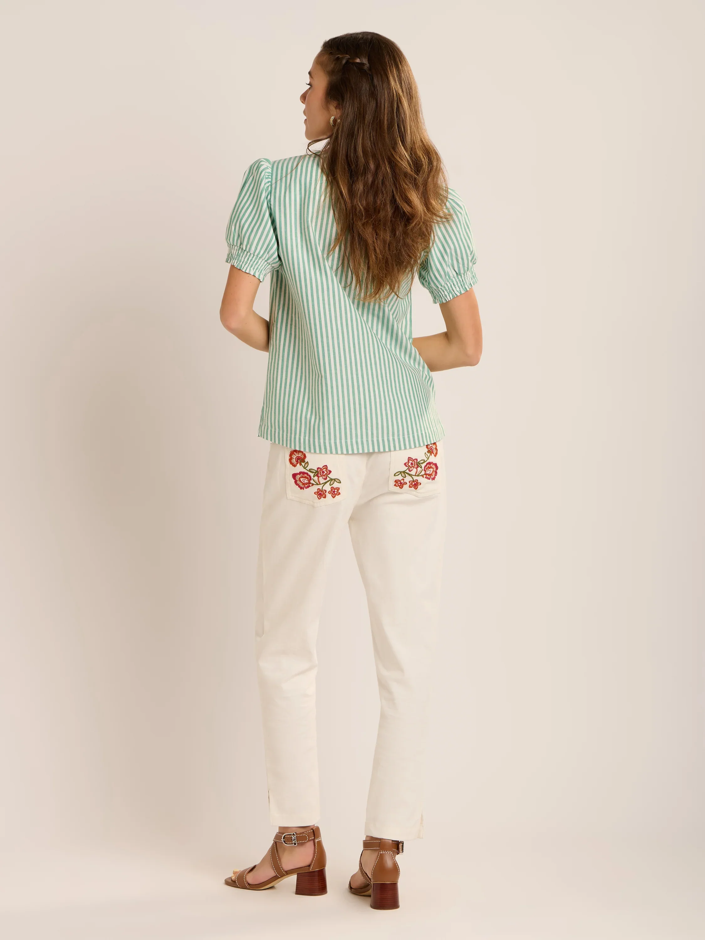 Brakeburn Bruni Stripe Blouse