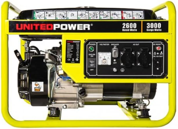 Generatore di corrente United Power GG3300+DC-3KW