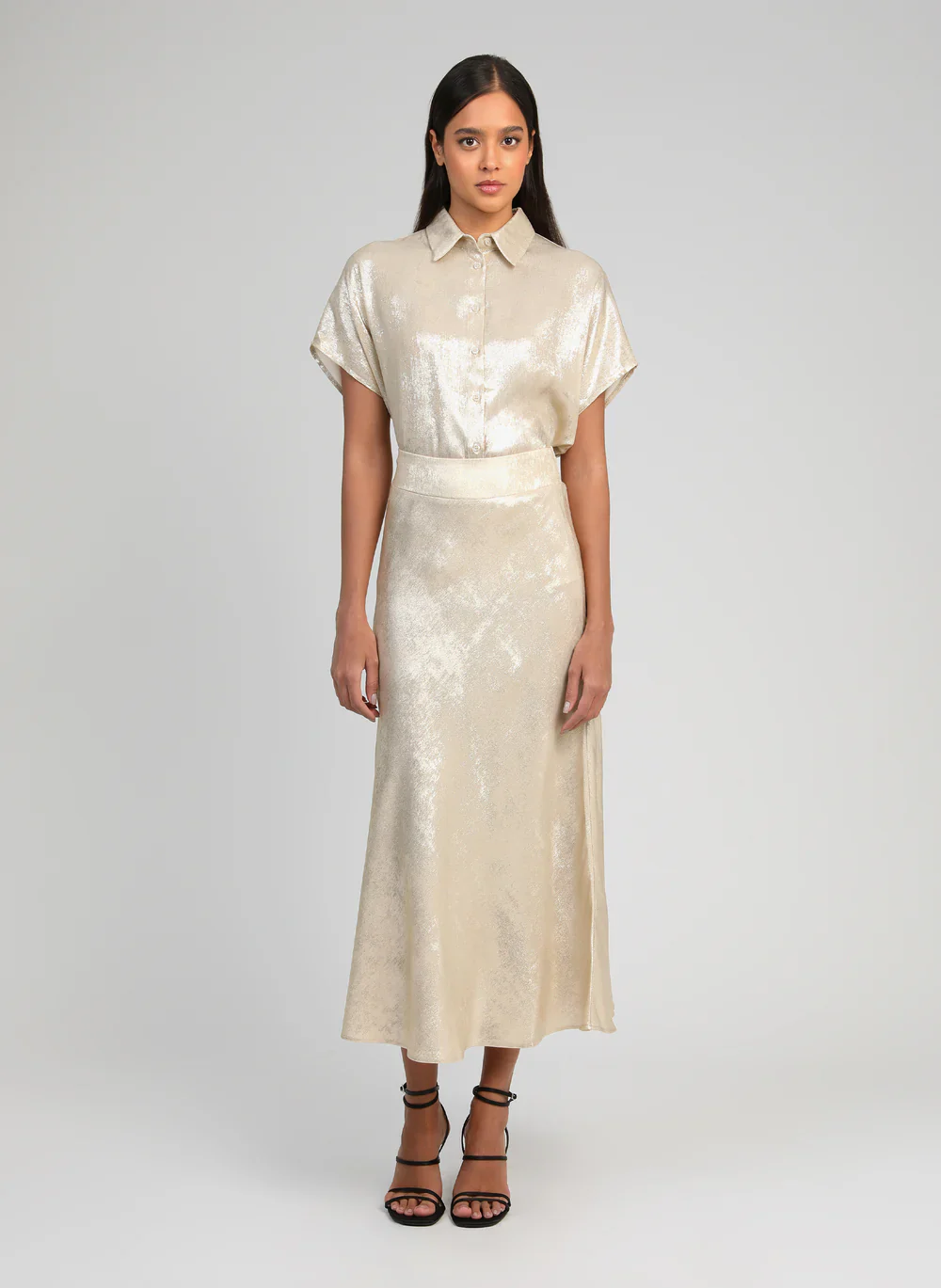 Gold Top �C Kimono Sleeve Shirt by An��ge