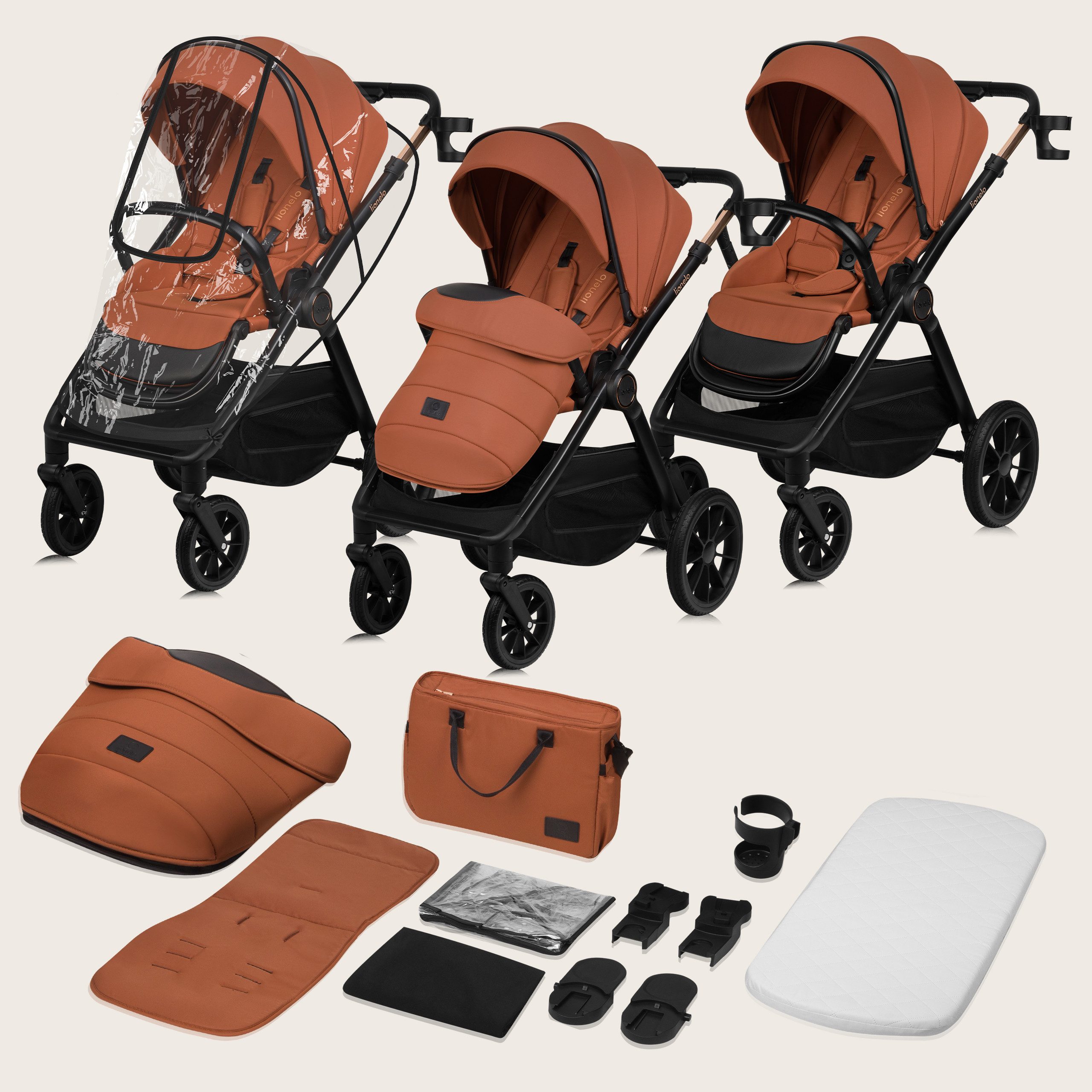 Kombi-Kinderwagen LAYLA 3IN1