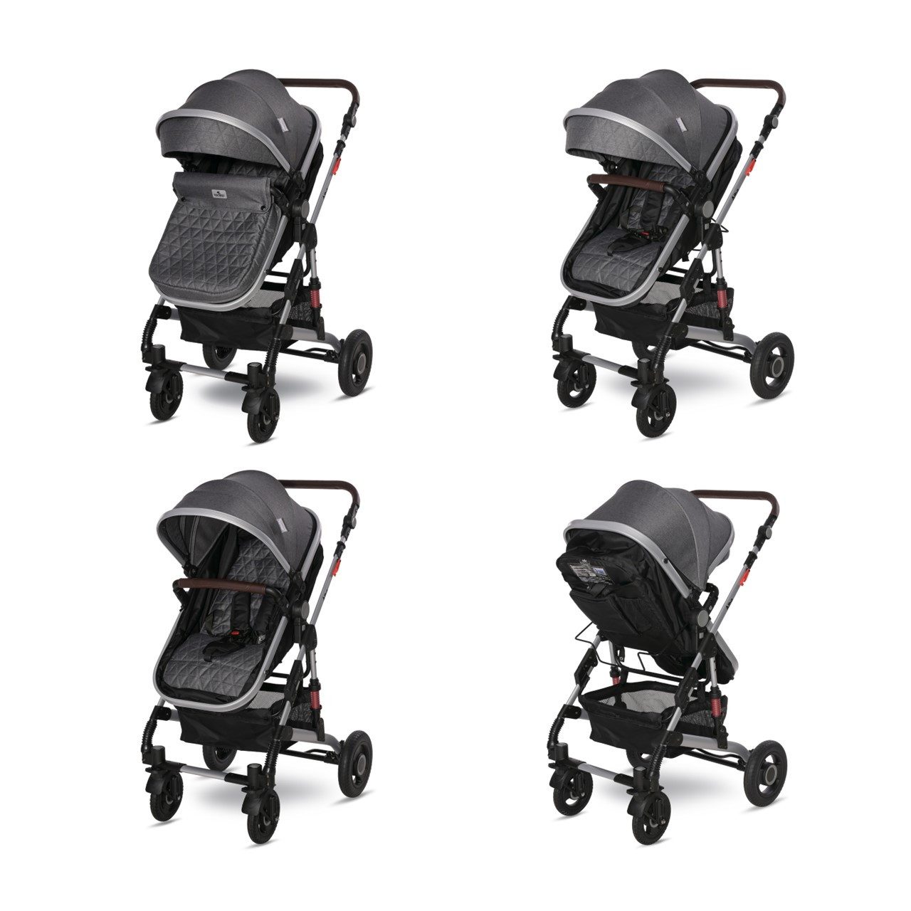 Kombi-Kinderwagen Kombikinderwagen 2 in 1 Alba
