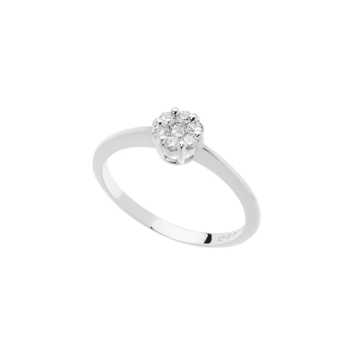 Anello rosetta magic Comete Gioielli brillanti ct 0,16 ANB 2547