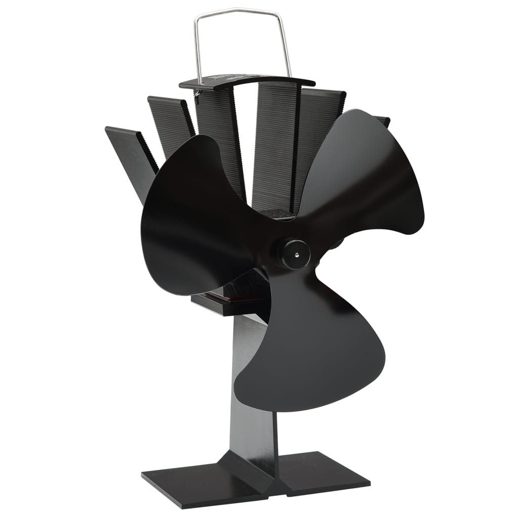 Kaminventilator 145 x 12 x 215 cm 3 Flgel Kaminofen Ventilator Wärmebetriebener Kaminv