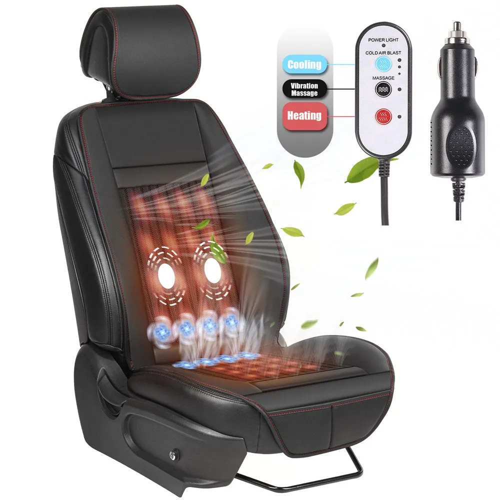 Paffenery Luxury Heated and Cooling Car Seat Cover, Warmer Cushion 12 24V Universal Fit