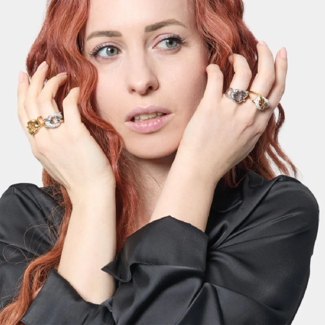 Anello Unoaerre in argento a grumetta 6570