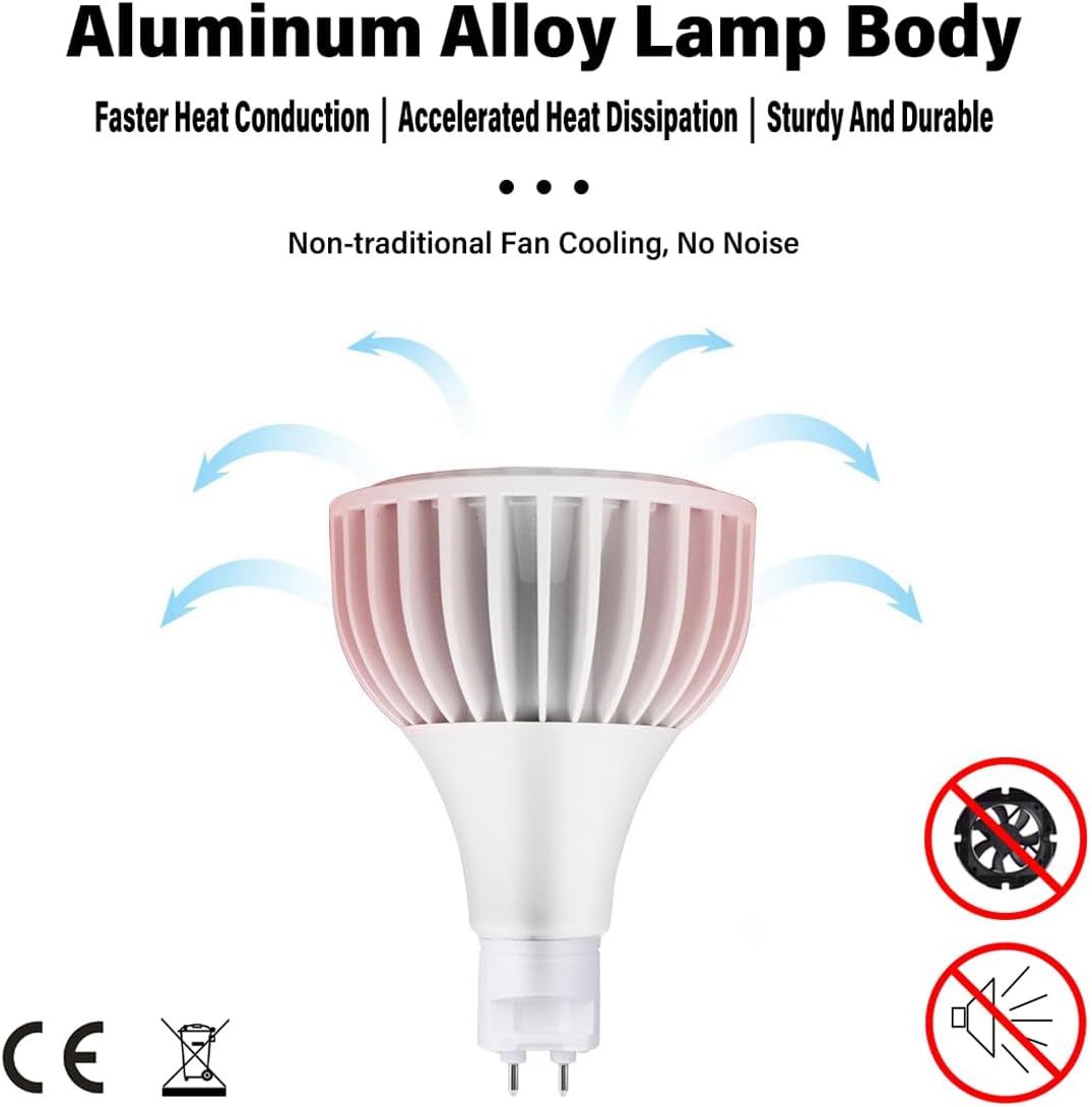 PAR30 LED-Leuchtmittel, G12-Sockel, PAR30-Strahler, COB, 25 Watt (entspricht 200 Watt), 2750 Lumen, 36° Abstrahlwinkel, PAR30-Lichtquelle mit langem Hals, Nicht dimmbar