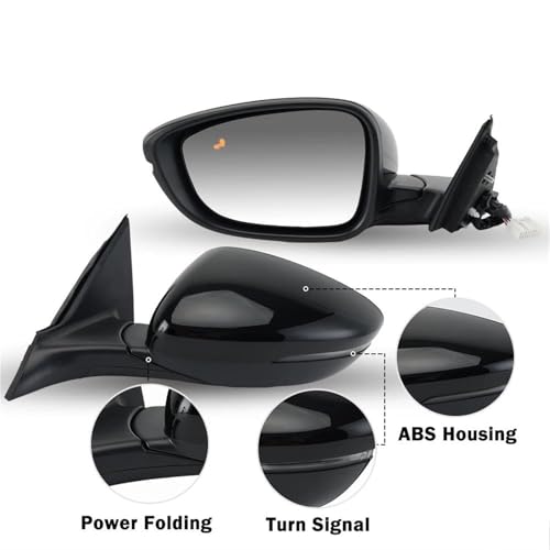 DWDUI Accessori Specchietto Retrovisore Laterale A 8 Fili per Accord 2018 2022 Versione USA con Angolo Cieco con Indicatore di Direzione : Amazon.it: Auto e Moto