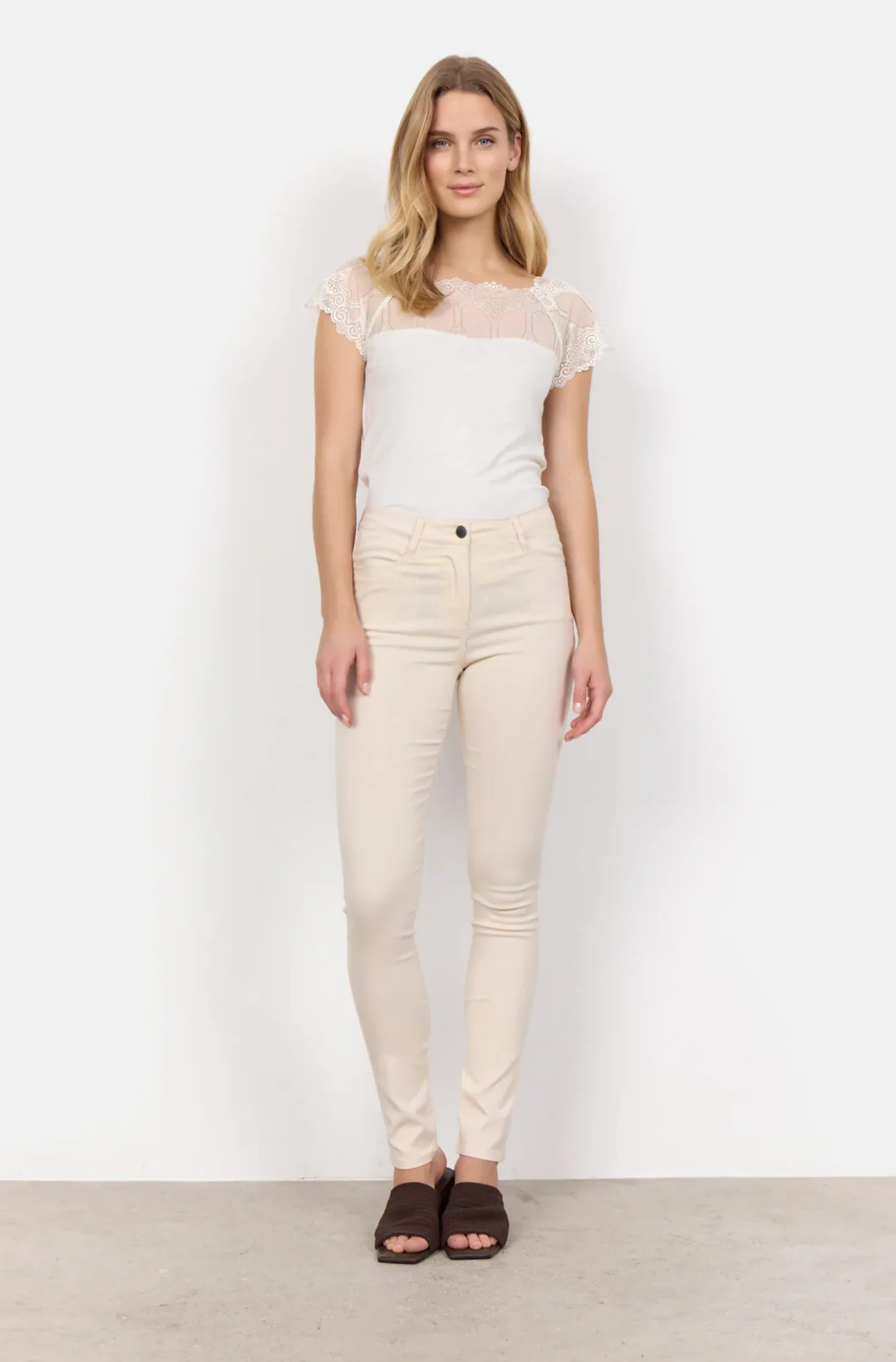 Soya Concept Lilly Trouser , Cream