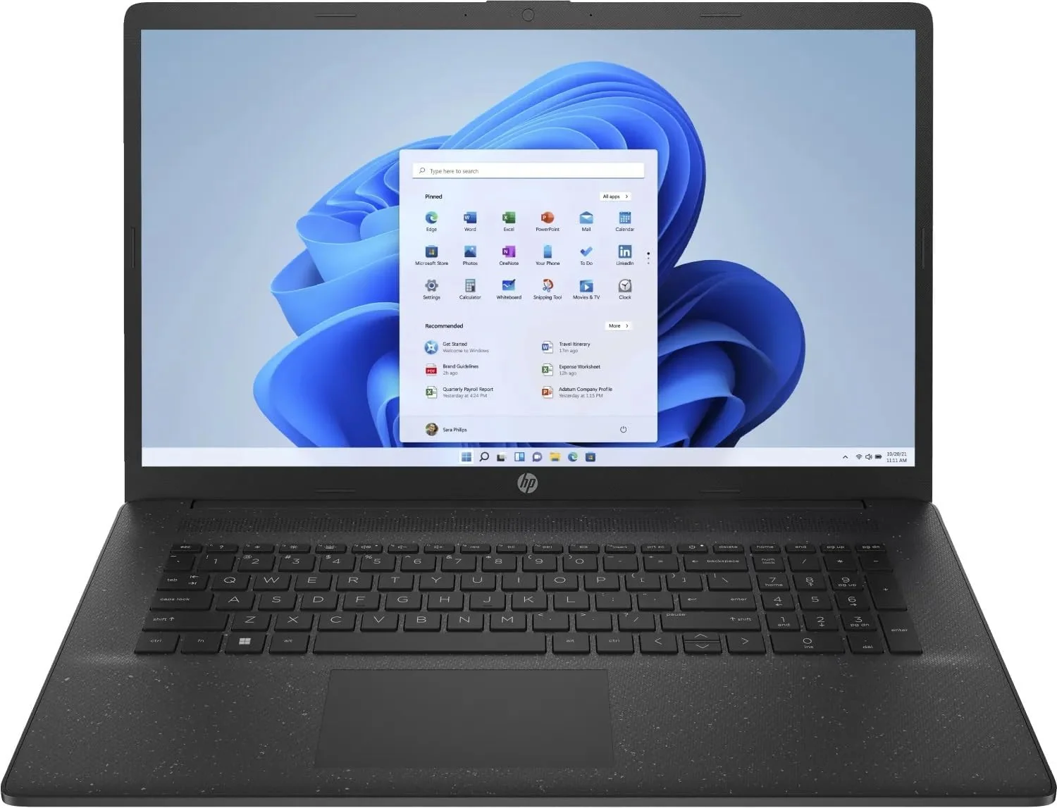 HP Laptop, Intel N4500, 17,3 Zoll Full HD Display, 2 x 2.80 GHz, 512 GB SSD, Intel UHD Graphics, Norton 360, Windows 11