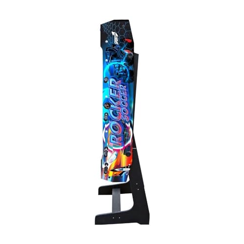 Sport1 Calcetto salvaspazio pieghevole. Calcetto balilla con gambe, da interno in MDF, misure 121x61x85cm. Bigliardino da casa con 8 aste passanti. Segnapunti e palline incluse. Uso indoor. : Sport e tempo libero