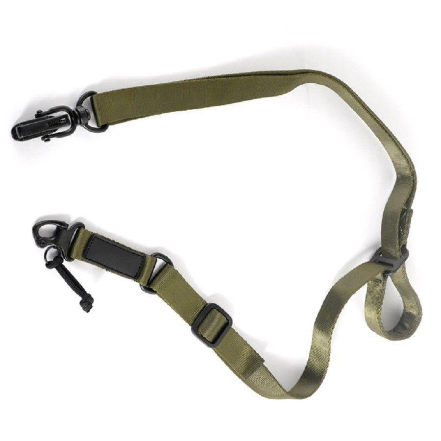 Green Tactical 2 Point Sling Multi Mission Quick Release