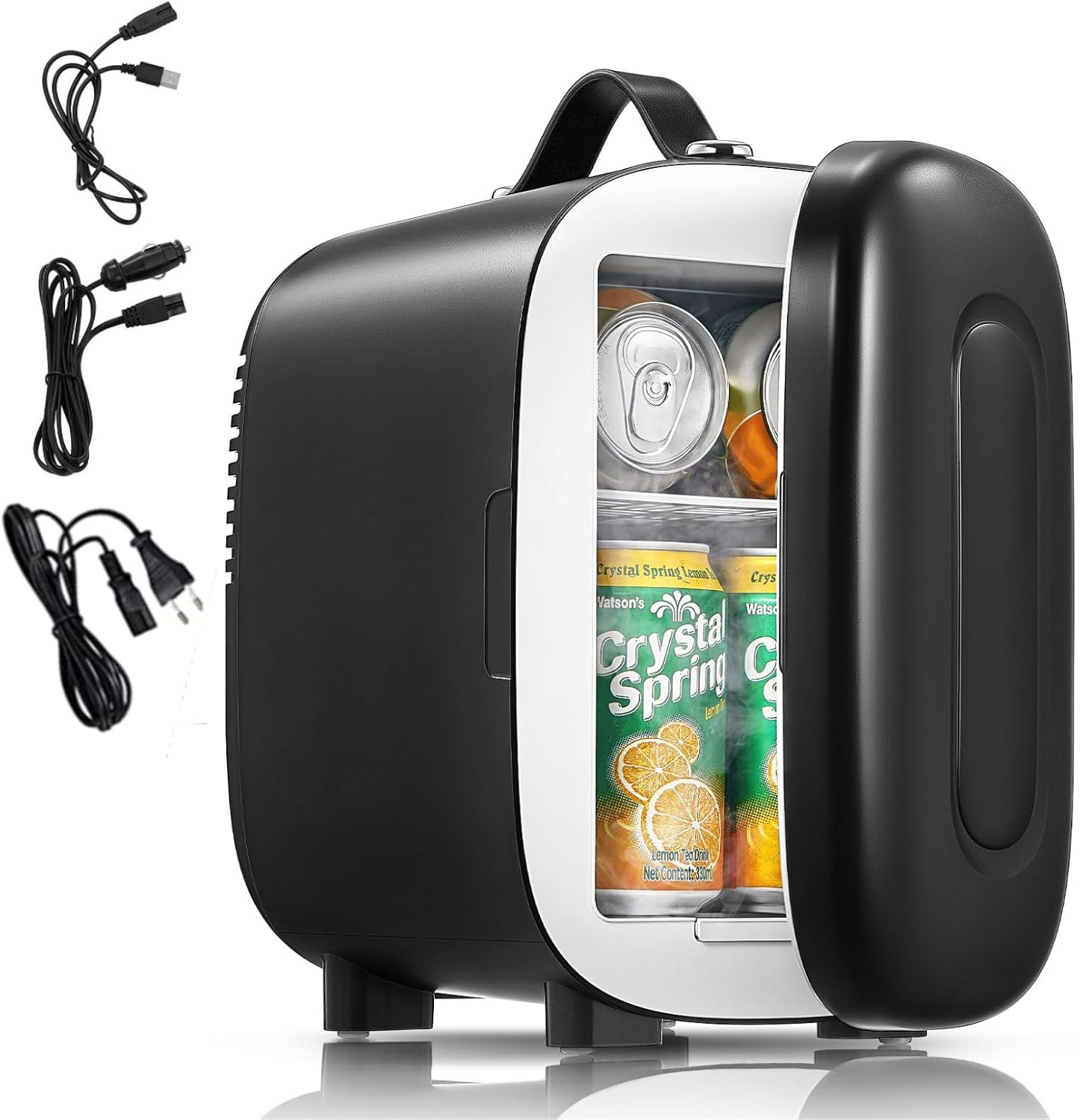FOHERE 2 in 1 Mini Fridge 5 Litre Portable Refrigerator