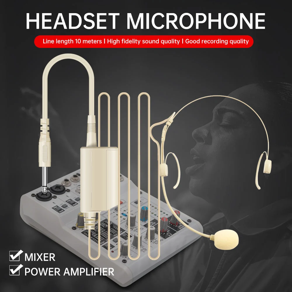 ERZHEN Wired Microphone Headset Studio Conference Guide Speech Speaker Stand Microphones #702