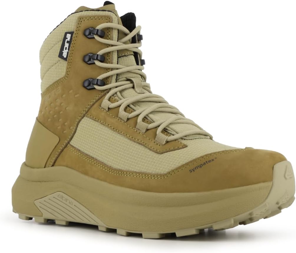 Alpina Lynx Wanderschuhe Herren und Damen – wasserdichte Trekkingschuhe Herren und Damen mit Sympatex, Stormsohle, Leder & Ripstop