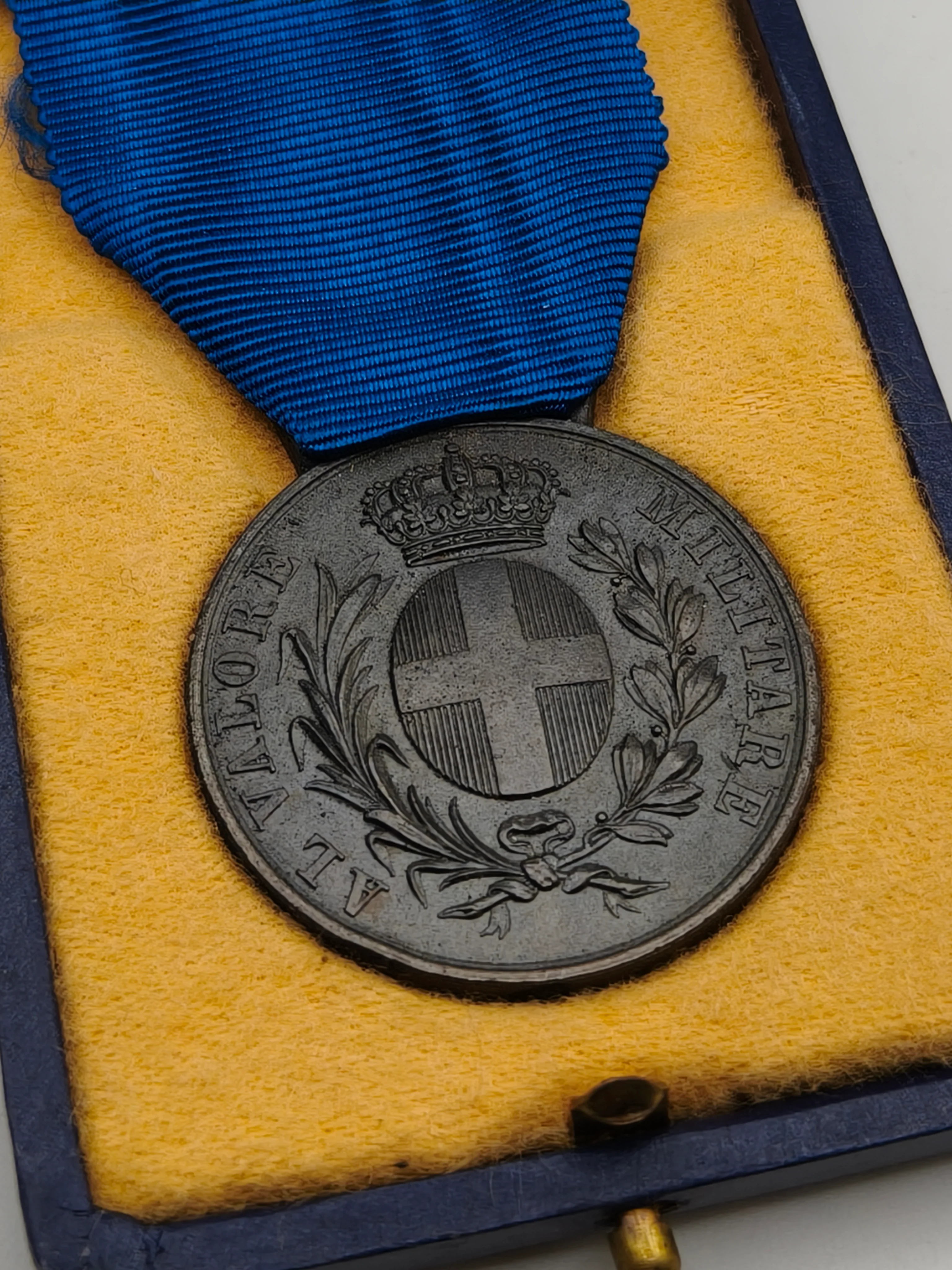 Medalla Al Valore militar bronce. Conflicto Italo-Germanico.
