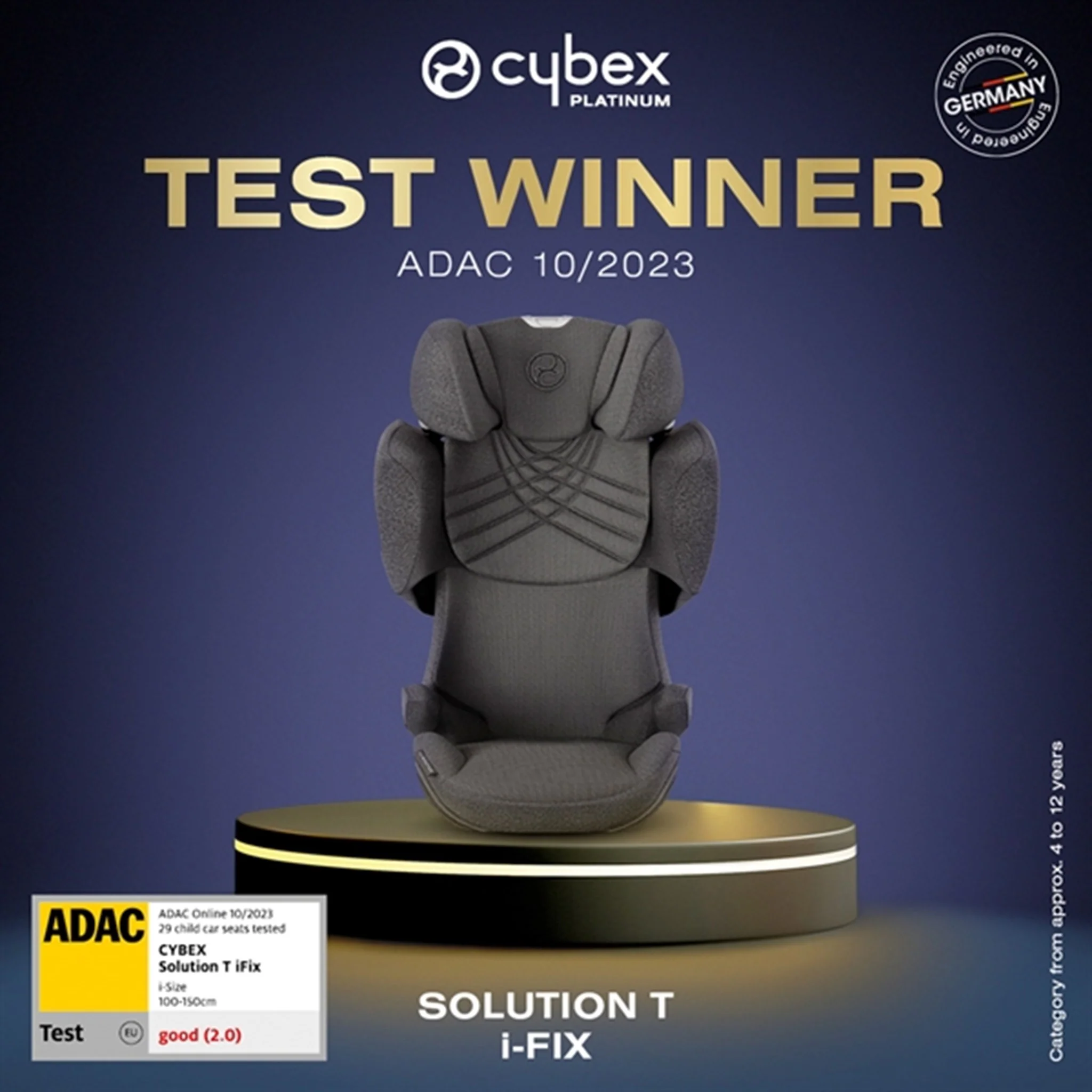 Cybex SOLUTION T I-Fix PLUS Seggiolino Auto - Rosa Pesca