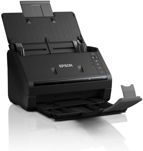 Epson WorkForce ES-580W Scanner, Dokumentenscanner (scannt ohne PC, 35 Seiten bzw. 70 Bildern pro Minute, bis DIN A4, beidseitiger Scan in einem Durchgang, automatische Ausrichtung) One size