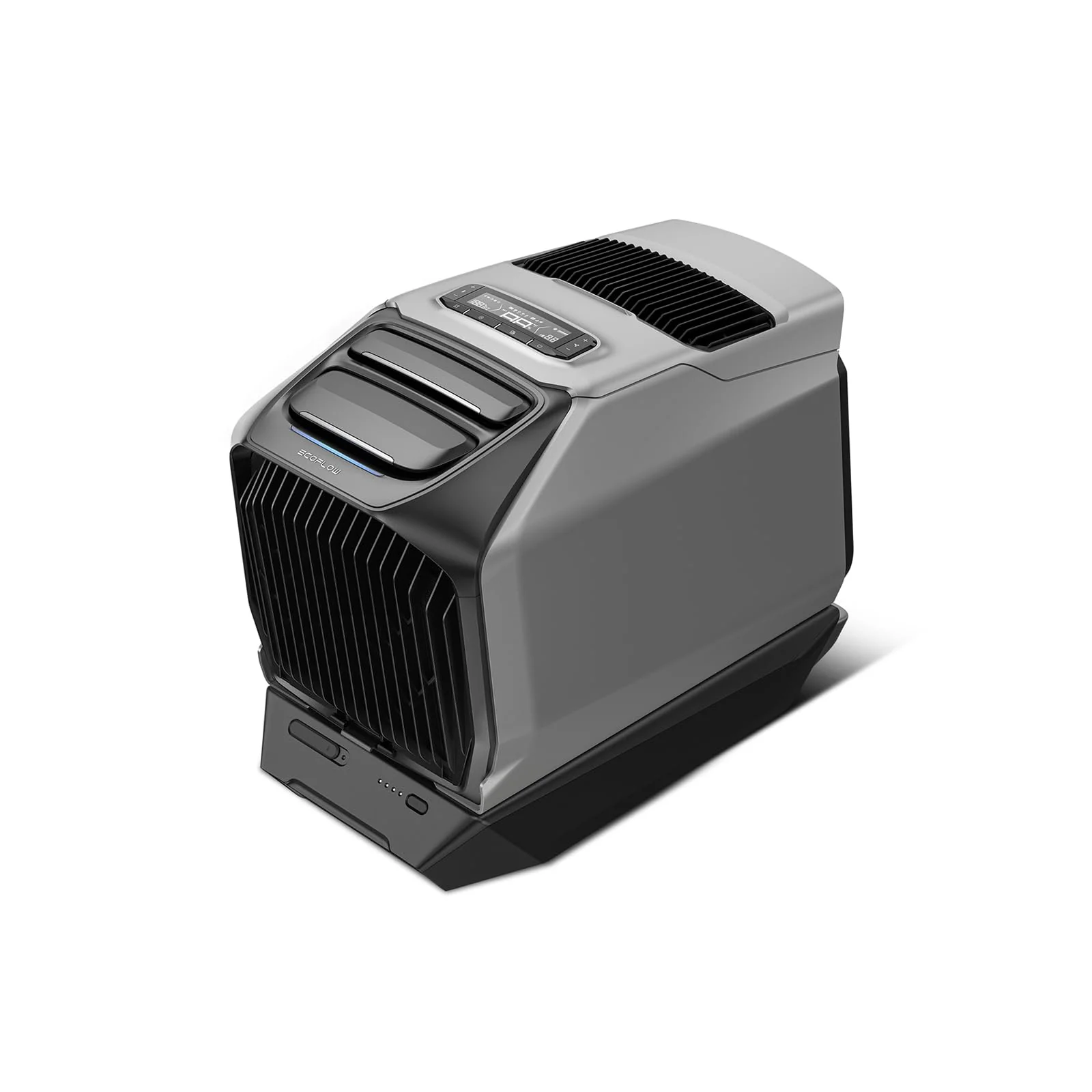 ECOFLOW WAVE 3 Tragbare Klimaanlage, 1800 W/6100 BTU Kühlen, 2000 W/6800 BTU Heizen, 1000 W Schnellladen (75 Min.), 8 Std. Akkulaufzeit, App-Steuerung, Mobile Klimaanlage für Camping, Wohnmobile, SUVs