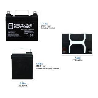 MIGHTY MAX ML35 12 12V 35Ah AGM Sealed Lead Acid Battery for Multiple Applications