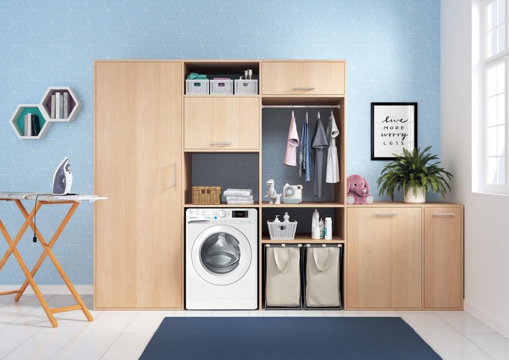 Indesit BWE 91296X WV IT Lavatrice Libera Installazione carica frontale, 9 kg, Classe A, 1150 giri, Bianco, Partenza Ritardata