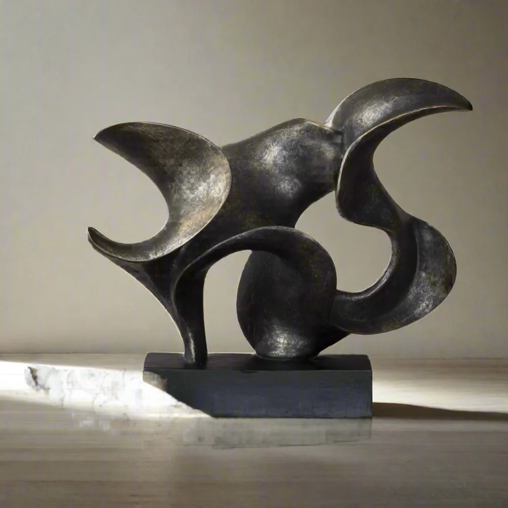 Romulus Abstract Bronze Sculpture �C Modernist Inspired Home D��cor