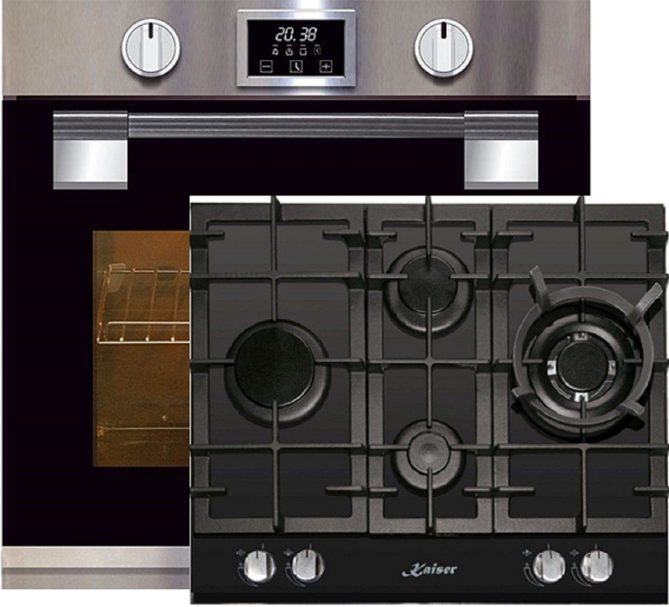 Backofen-Set EH 6337+KCG 6394/3