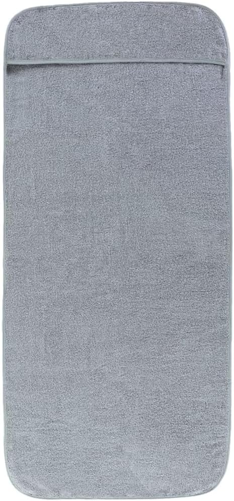 Furniture Select Strandtücher 6 Stück grau 60x135 cm Stoff 400 GSM