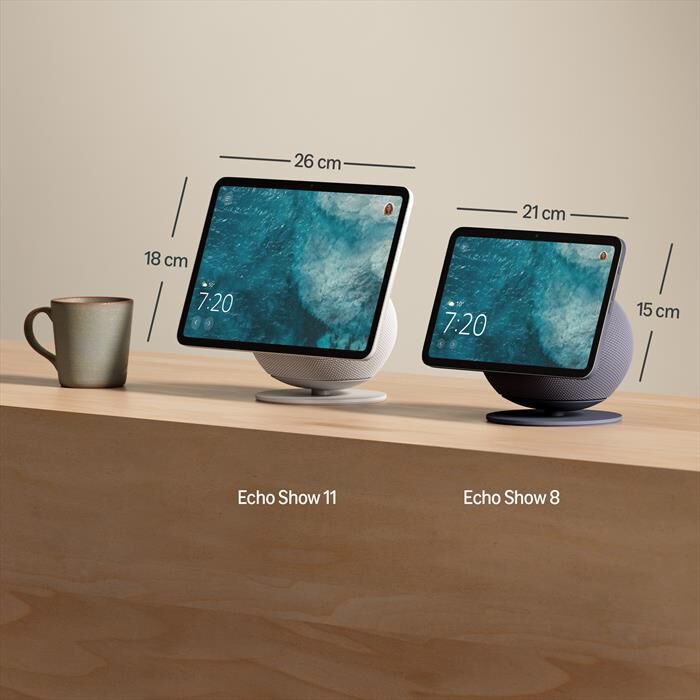 AMAZON - NUOVO AMAZON ECHO SHOW 8 (2025 RELEASE)-Graphite