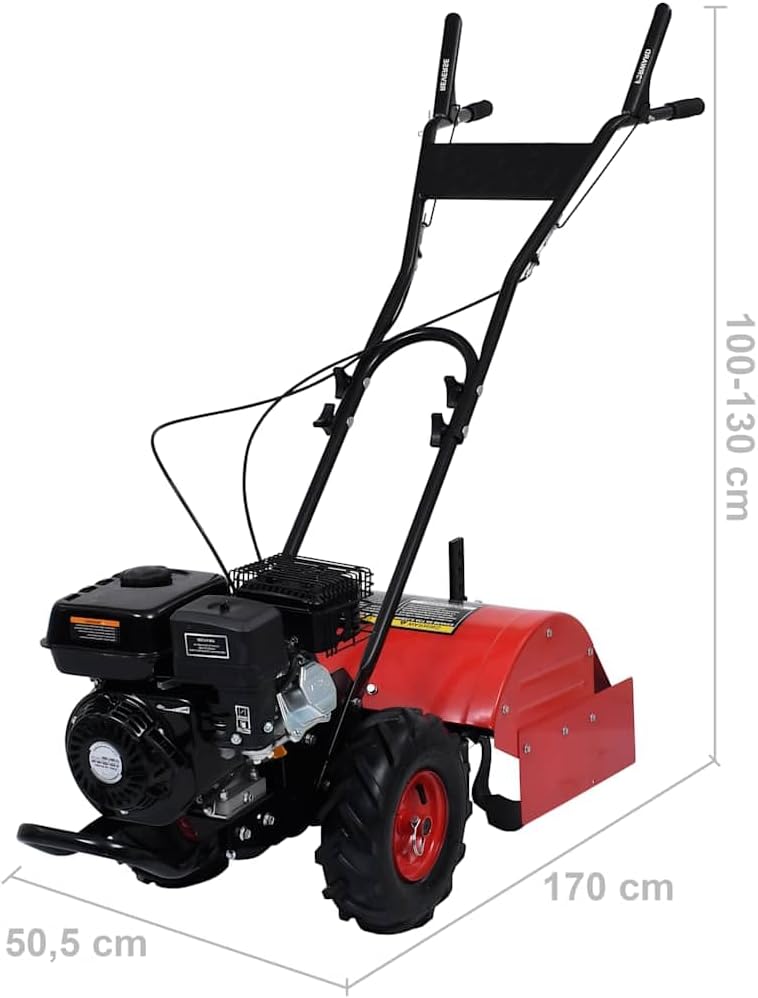 vidaXL Motozappa a Benzina 6,5 196 cc
