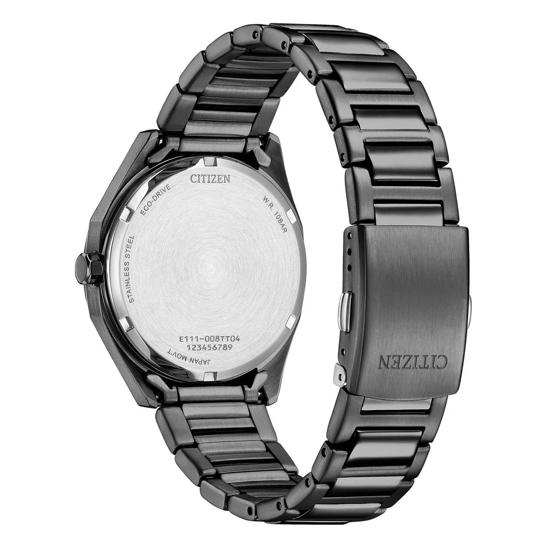 Orologio Citizen Metropolitan Unisex acciaio IP grigio BM7625-80H