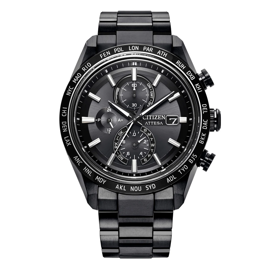 Citizen Attesa AT8294-59E Stratosphere H800 titanio IP nero