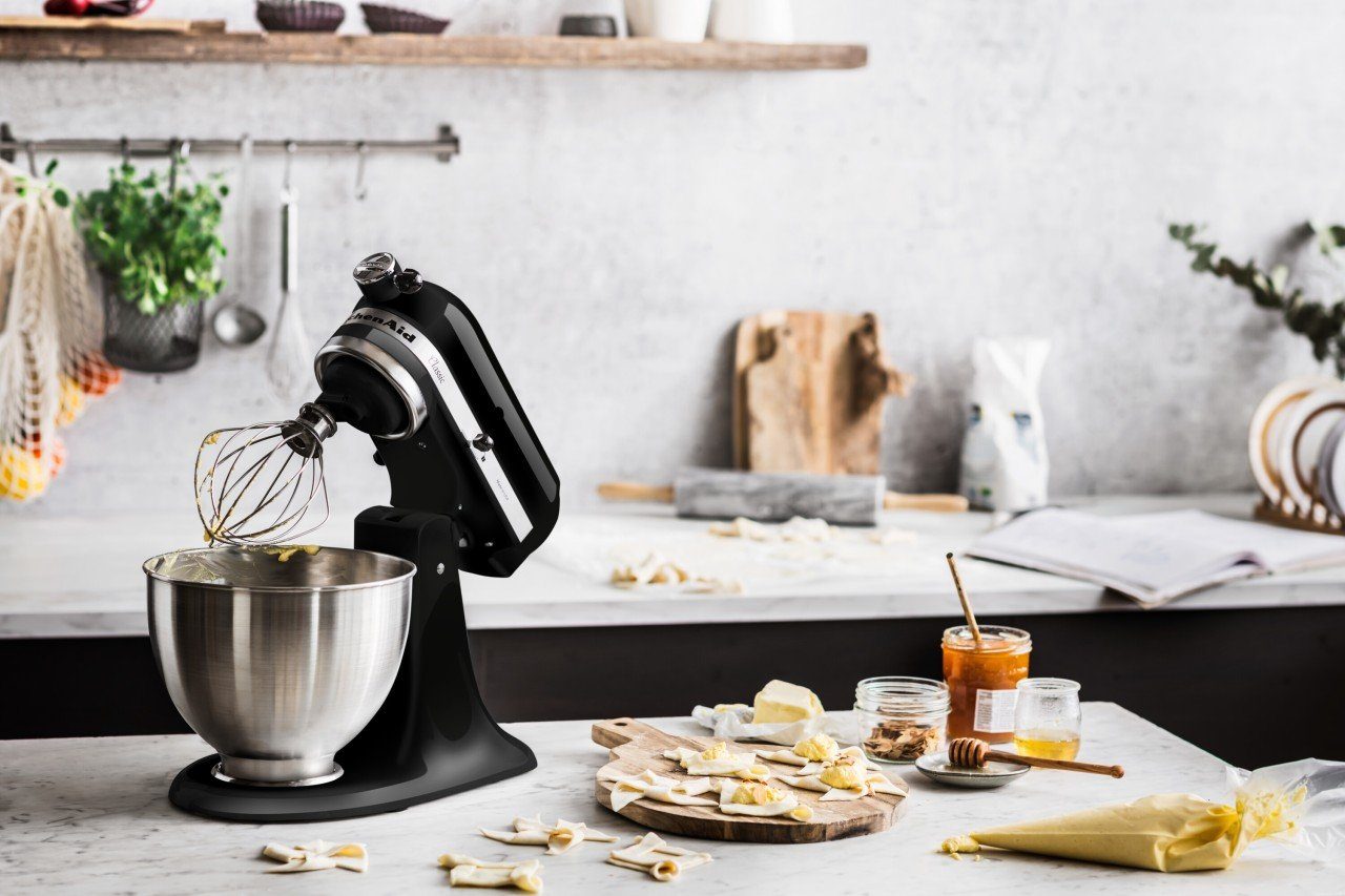Küchenmaschine KitchenAid 4,3 L 5K45SS Classic Küchenmaschine Set 4