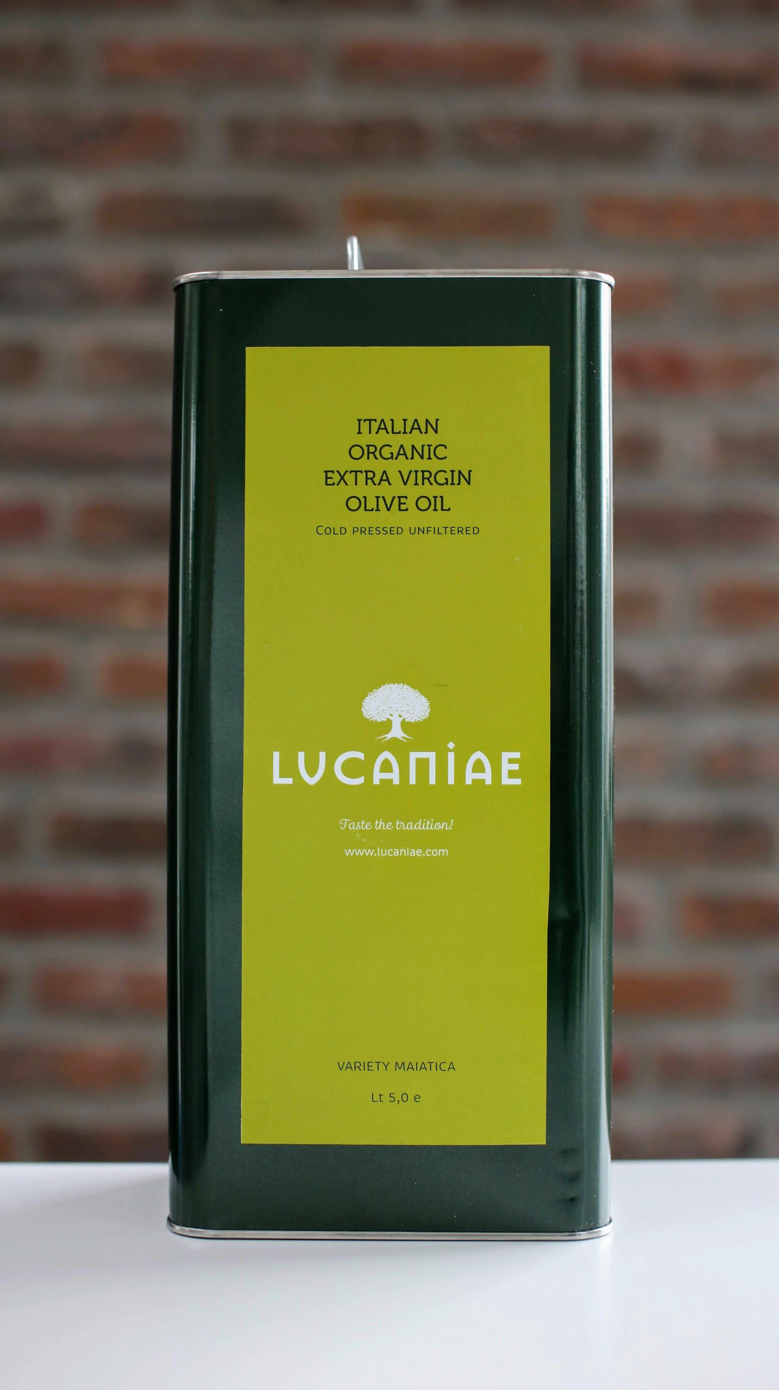 Italian Extra Virgin Olive Oil - BIO - 5 lt. (can)