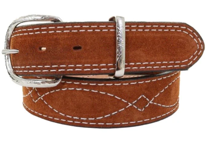 B1196 - Toast Suede Belt