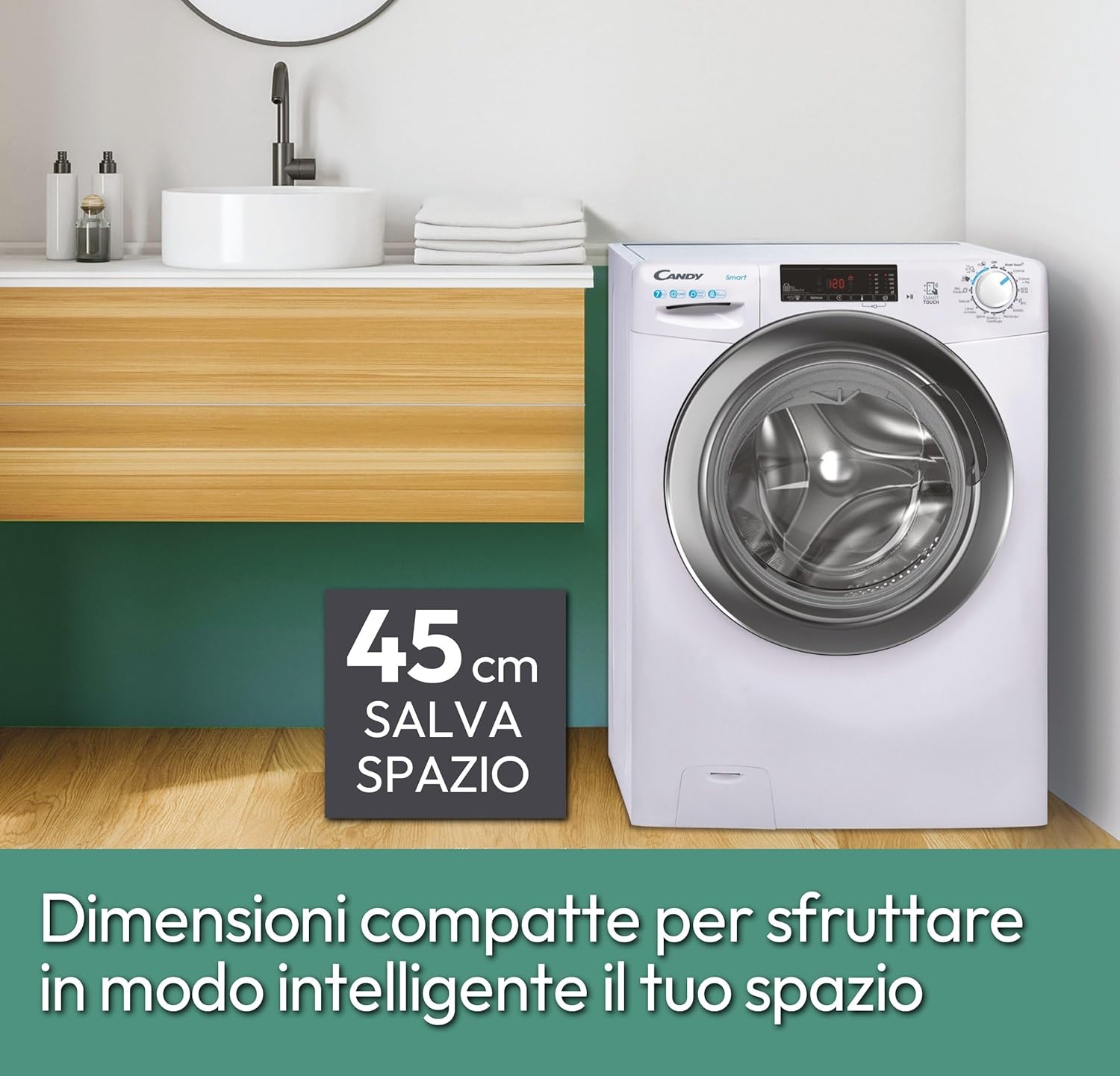 Washing Machine CS 149TXME-S 9 kg Class A 1400 RPM