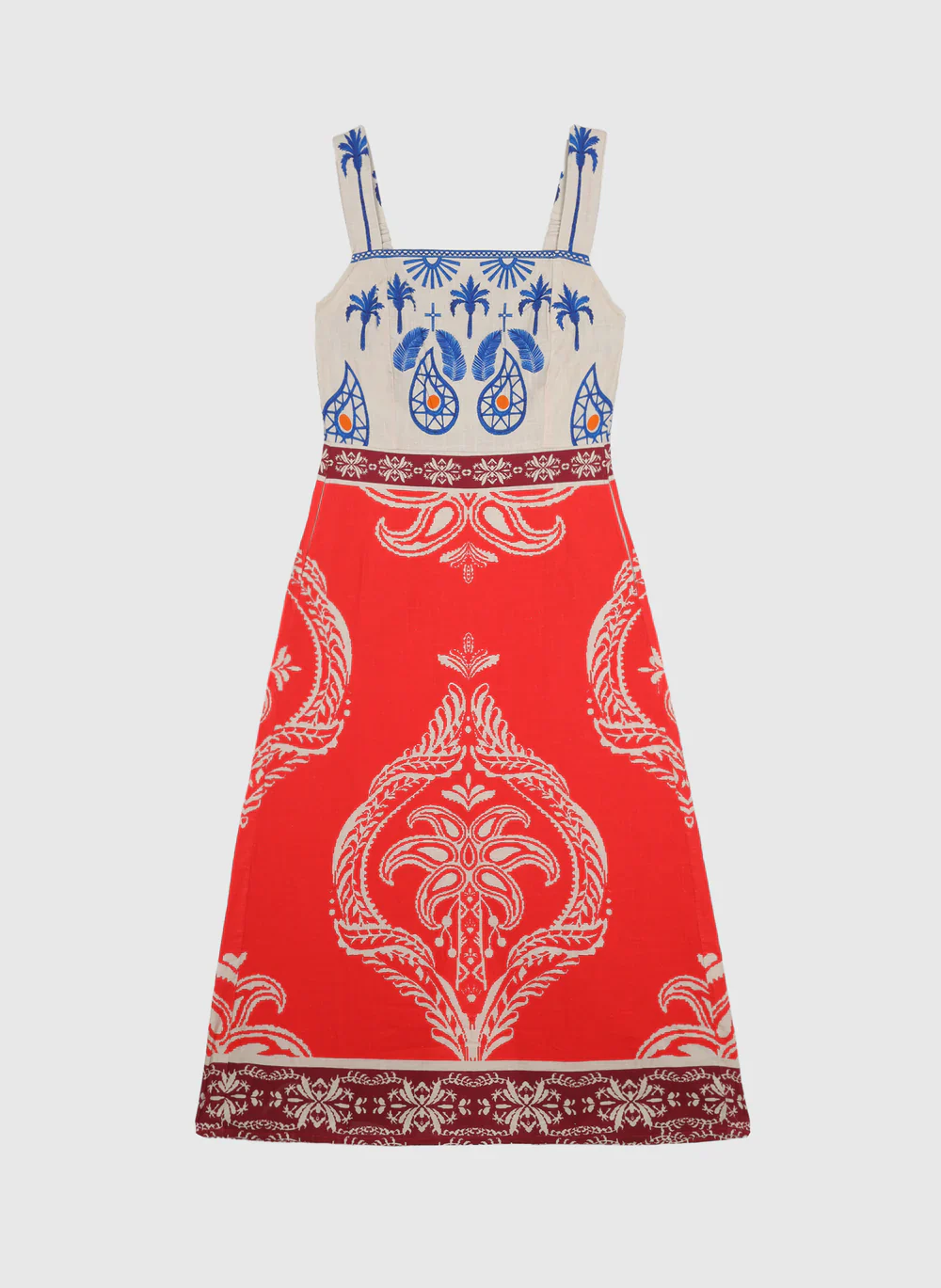 Ol��nie Printed Midi Dress �� An'ge