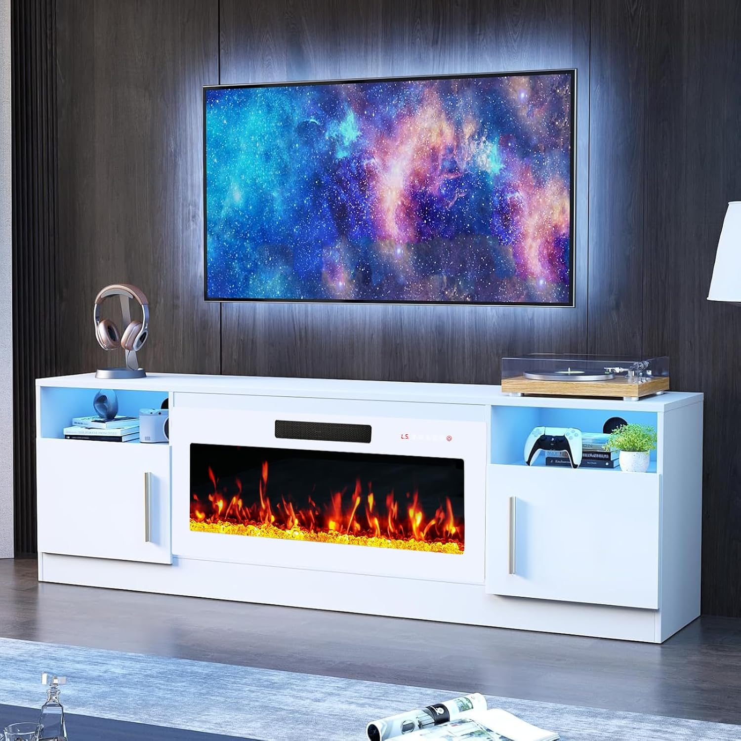 Fireplace TV Stand with 36