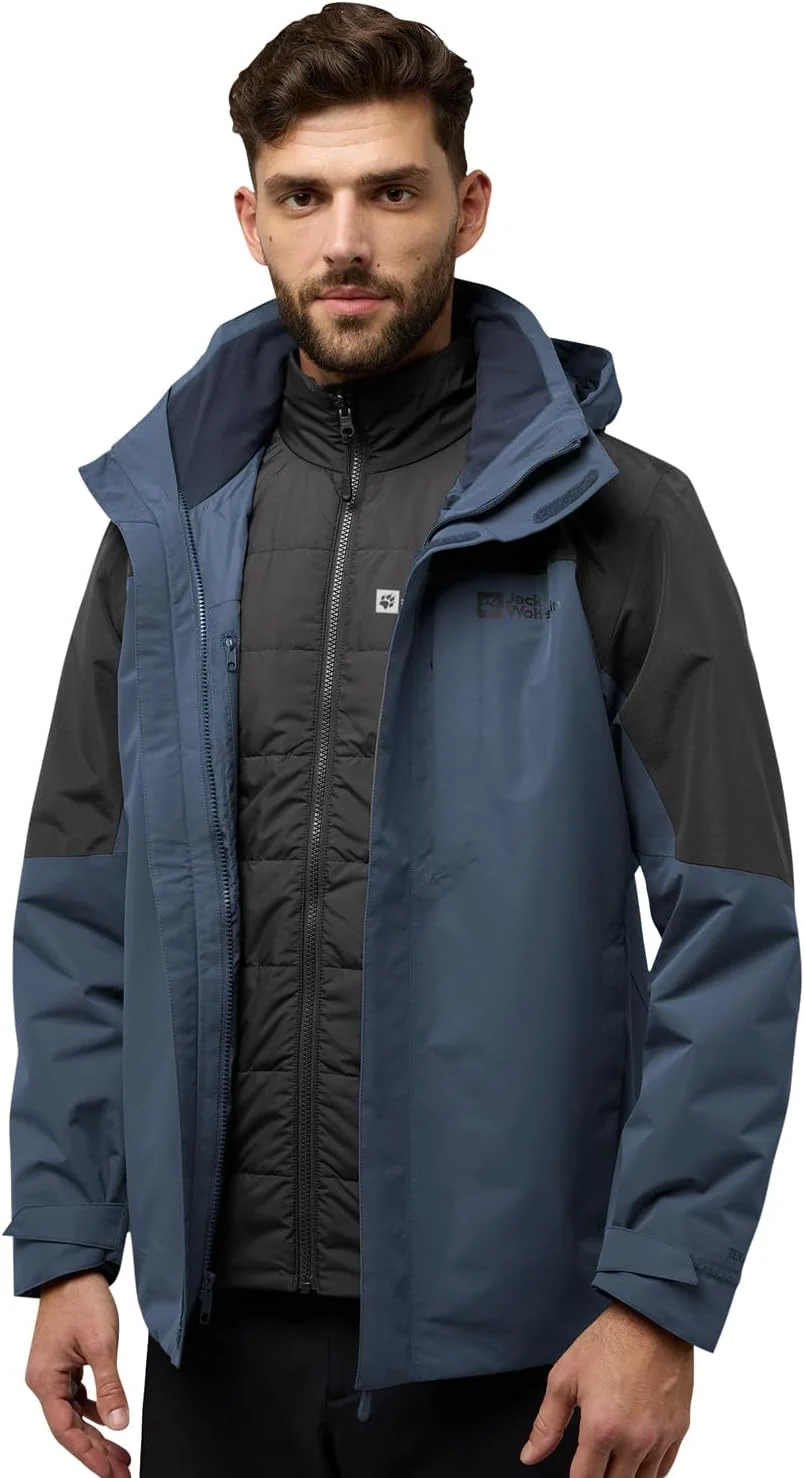 Jack Wolfskin Jacken, Mehrfarbig, Herren Romberg 3in1 Jkt M et